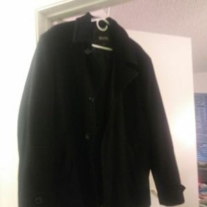 Michael kors Mens size L 
Black coat